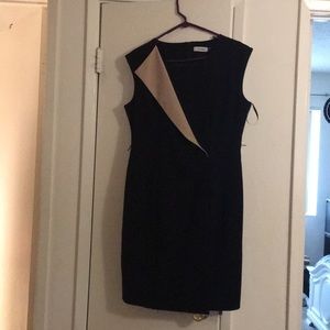 A dress that is Black and Tan